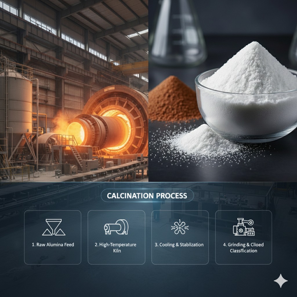 Calcined Alumina Manufacturer & Supplier in Gujarat, India