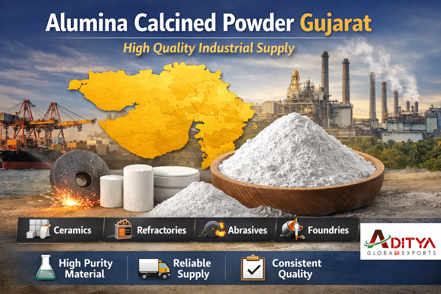 Alumina Calcined Powder Gujarat – Industrial Uses, Quality Insights & Sourcing Guide