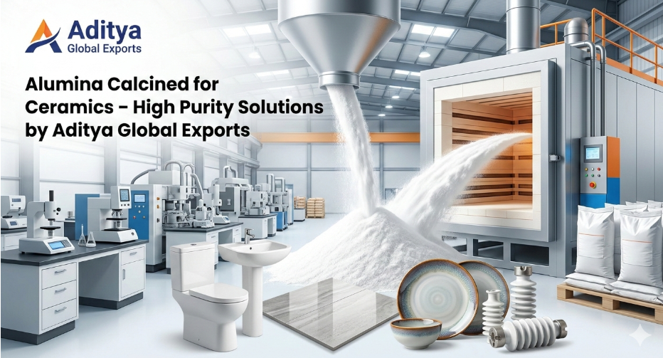 Alumina Calcined for Ceramics – High Purity Solutions by Aditya Global Exports